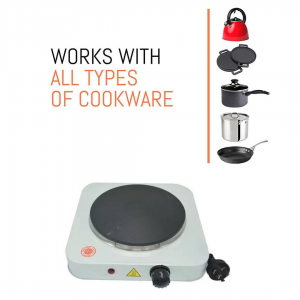 Single Burner Electric Stove (Works with all types of cookware)